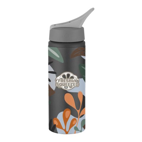 25 Oz. Full Color Aluminum Bike Bottle Black