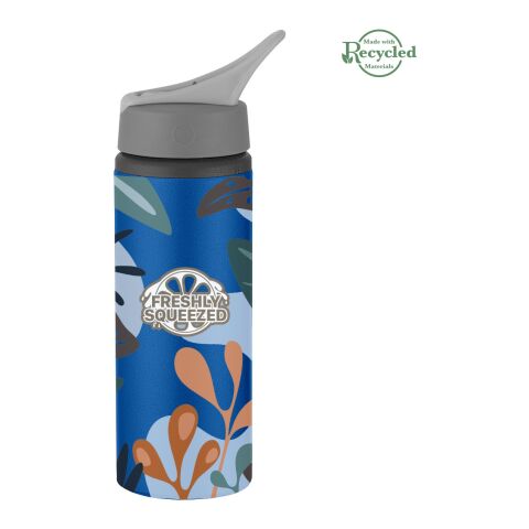 25 Oz. Full Color Aluminum Bike Bottle Blue
