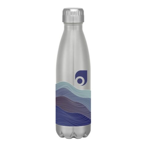 16 Oz. Full Color Swiggy Stainless Steel Bottle With Custom Window Box Silver | No Imprint | not available | not available