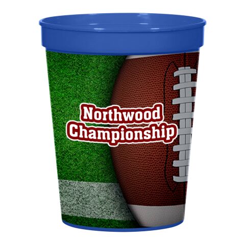 16 Oz. Full Color Big Game Stadium Cup Blue | No Imprint | not available | not available