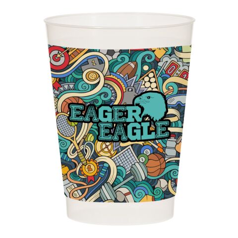 10 Oz. Full Color Frost Flex Cup Frost Clear | No Imprint | not available | not available