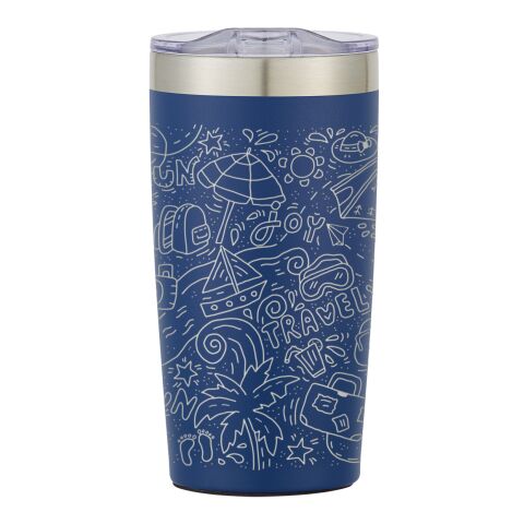 20 Oz. Two-Tone Himalayan Tumbler With Stuffer Navy Blue