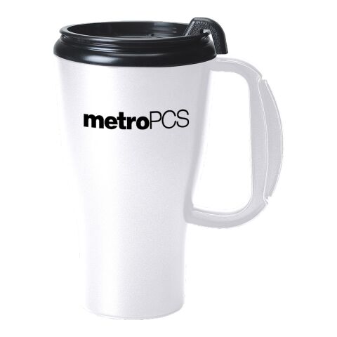 16 Oz. Omega Mug With Slider Lid White | No Imprint | not available | not available