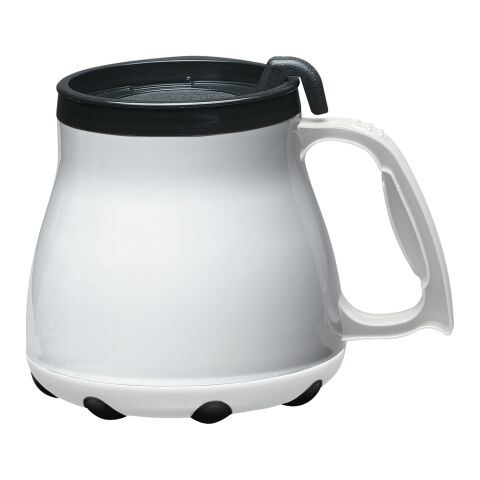 16 Oz. Low Rider Desk Mug White