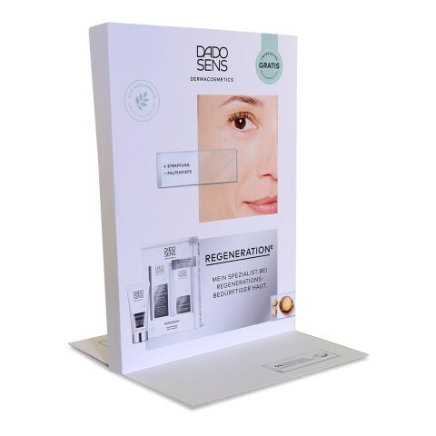 Stick'n Glide Table Topper Display 8 3/10" x 11 7/10" White | No Imprint | not available | not available