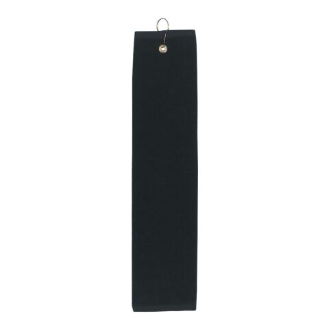 Folded Golf Towel Black | No Imprint | not available