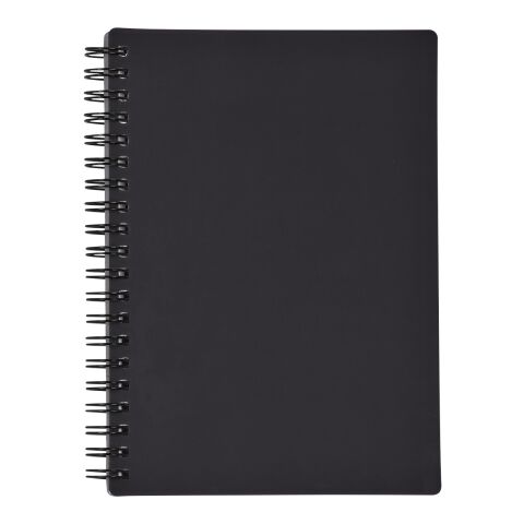RUBBERY SPIRAL NOTEBOOK Black | No Imprint | not available | not available