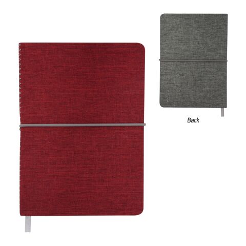 HEATHERED LINEN JOURNAL Red | No Imprint | not available | not available