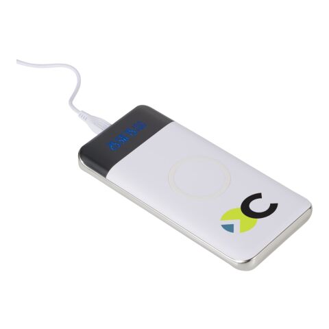 Constant 10000 mAh Wireless Power Bank w/Display White | No Imprint | not available | not available