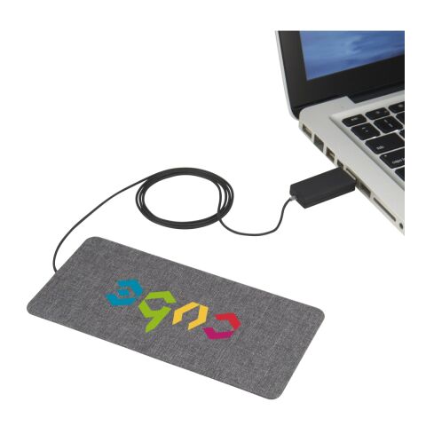 Ultra Thin Fabric Wireless Charging Pad Gray | No Imprint | not available | not available
