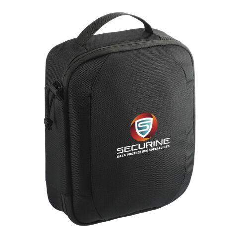 RPET Headphone and Tech Case Black | No Imprint | not available | not available