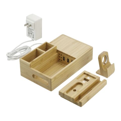Bamboo Fast Wirelsss Charging Dock Station Standard | Natural | No Imprint | not available | not available