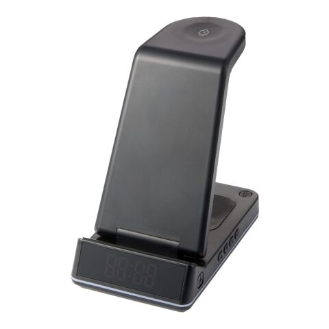TriCharge Plus 3-IN-1 Qi Wireless Charging Stand Black | No Imprint | not available | not available