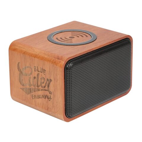 Wood Bluetooth Speaker with Wireless Charging Pad Standard | Wood | No Imprint | not available | not available