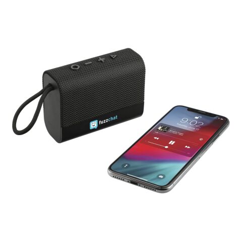 Fabric Banner Waterproof Bluetooth Speaker Black | No Imprint | not available | not available