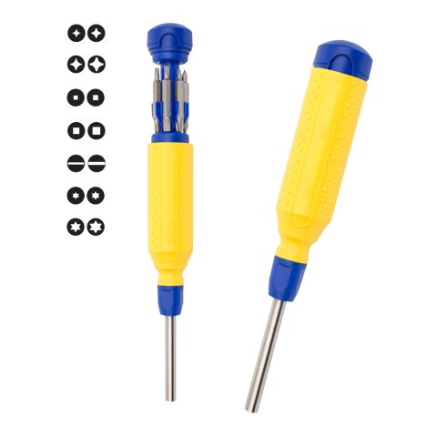 MegaPro Stainless Steel Screwdriver Yellow | No Imprint | not available | not available