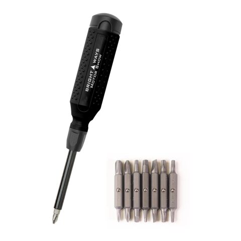 MegaPro 15-In-1 Multi-Bit Screwdriver Black with Red | No Imprint | not available | not available