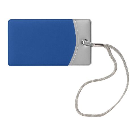 Mod Luggage Tag Silver with Red | No Imprint | not available | not available