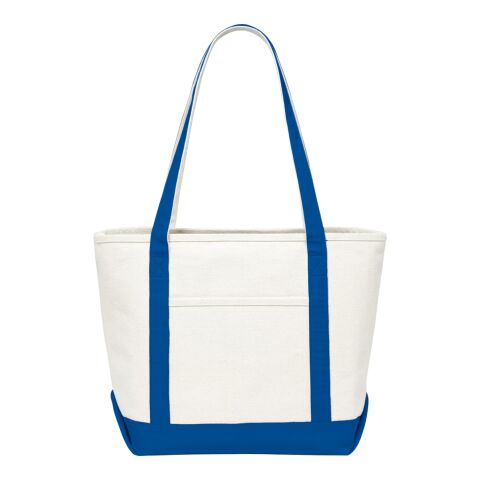 Baltic 18oz Cotton Canvas Boat Tote Transparent Royal Blue | No Imprint | not available | not available