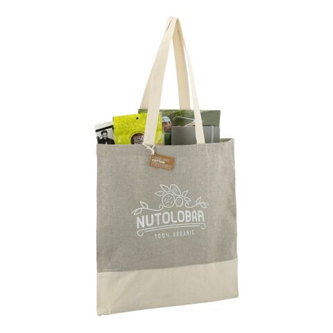 Split Recycled 5oz Cotton Twill Convention Tote Gray | No Imprint | not available | not available