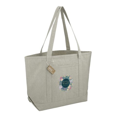 Repose 10oz Recycled Cotton Boat Tote Gray | No Imprint | not available | not available