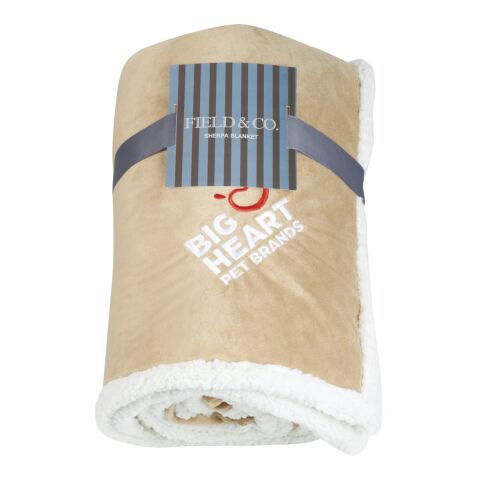 Field &amp; Co.® Cambridge Oversized Sherpa Blanket Tan | No Imprint | not available | not available