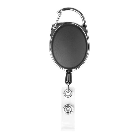 Retractable Badge Holder With Carabiner Black | No Imprint | not available | not available
