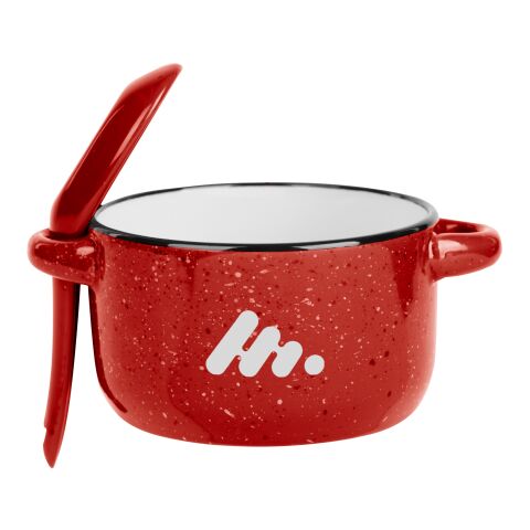12 Oz. Campfire Soup Mug Red