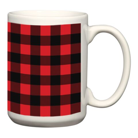 15 Oz. Northwoods Mug Red with Black | No Imprint | not available | not available