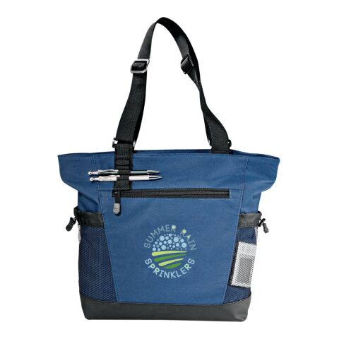 Urban Passage Zippered Travel Business Tote Blue | No Imprint | not available | not available