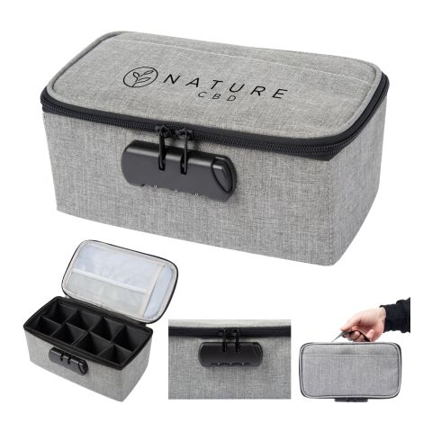 Heathered Stash Bag With Lock Gray | No Imprint | not available | not available