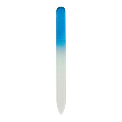 Glass Nail File In Sleeve Blue