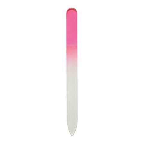 Glass Nail File In Sleeve Pink