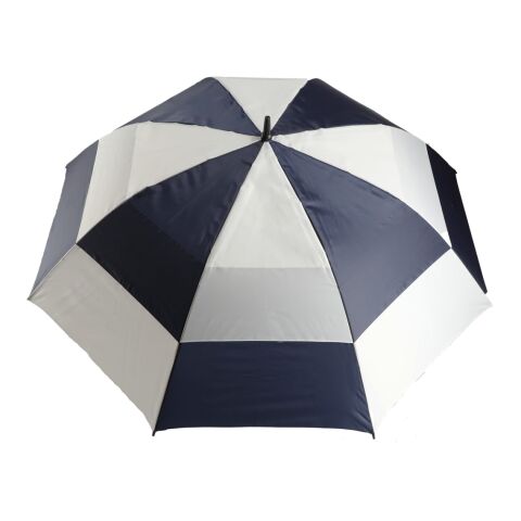 Totes 64&quot; UV Protection Auto Open Golf Umbrella Navy Blue-White | No Imprint | not available | not available