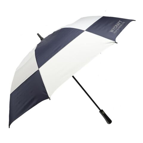 Totes 64" UV Protection Auto Open Golf Umbrella Navy Blue-White | No Imprint | not available | not available