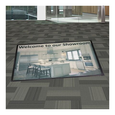 3&#039; x 5&#039; Point Of Purchase Dye Sublimated Floor Mat White | No Imprint
