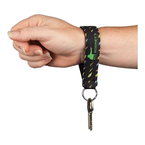 Neoprene Wristband With Key Ring White | No Imprint | not available | not available