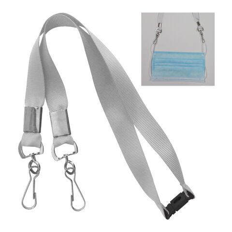 Youth Double Hook Lanyard White