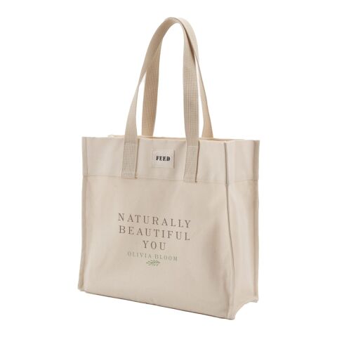 FEED Organic Cotton Market Tote Standard | Natural | No Imprint | not available | not available
