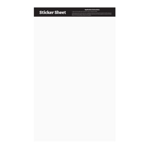 Sticket Sheet 11.5&quot; x 7&quot; Custom Shapes White | No Imprint | not available | not available
