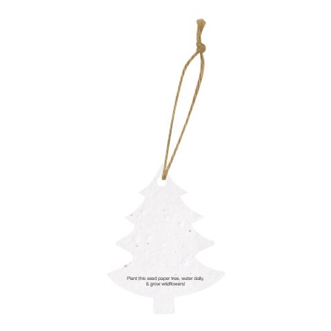 Bloomin® Tree Shaped Plantable Holiday Ornament White | No Imprint | not available | not available