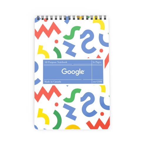 Powerstick Willow Top Bound Notebook White/Black