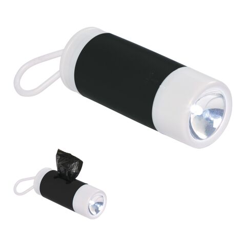 Dog Bag Dispenser With Flashlight White/Black | No Imprint | not available | not available