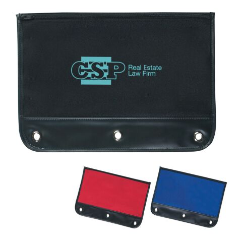 Zippered Pencil Case Red with Black | No Imprint | not available | not available