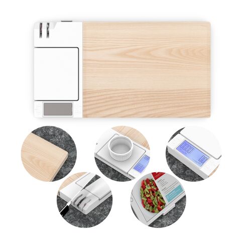 SousChef: 5-In-1 Cutting Board Brown | No Imprint