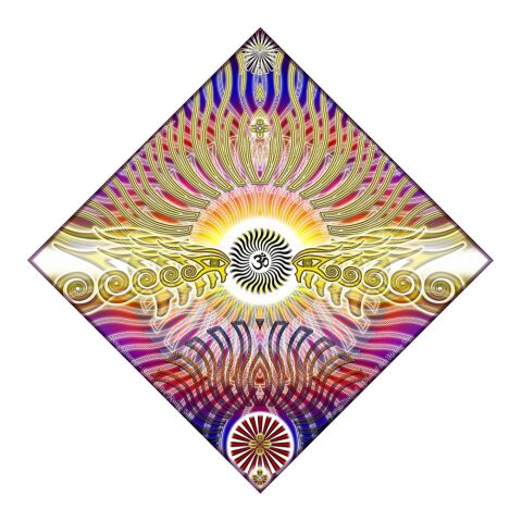 22&quot; x 22&quot; Full Color Bandana White | No Imprint | not available | not available