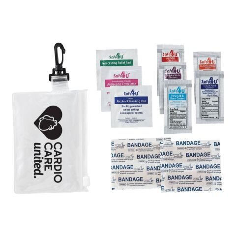 On The Go 12-Piece First Aid Pack Clear | No Imprint | not available | not available