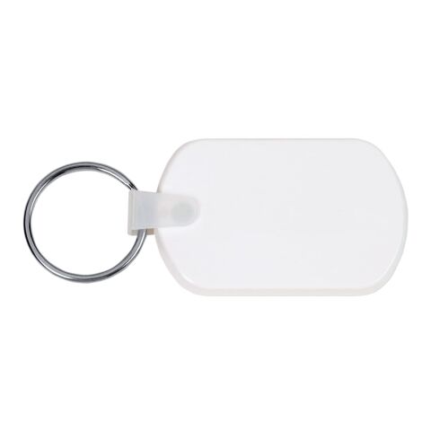 Rectangular Soft Key Tag White | No Imprint | not available | not available