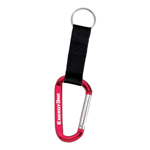 Large Carabiner Key Ring Standard | Red | No Imprint | not available | not available