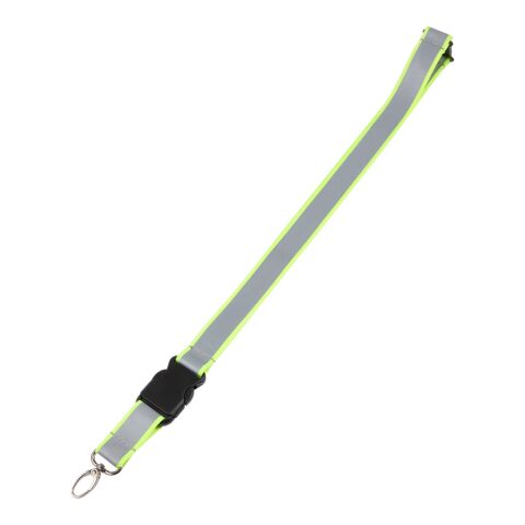 Recycled Polyester Reflective Lanyard Yellow | No Imprint | not available | not available